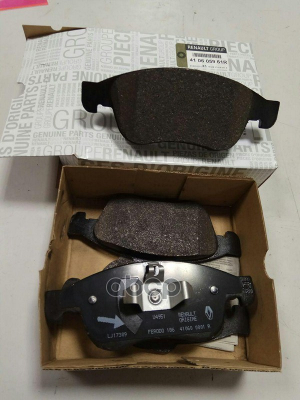 Колодки Передние RENAULT арт. 4106 059 61R
