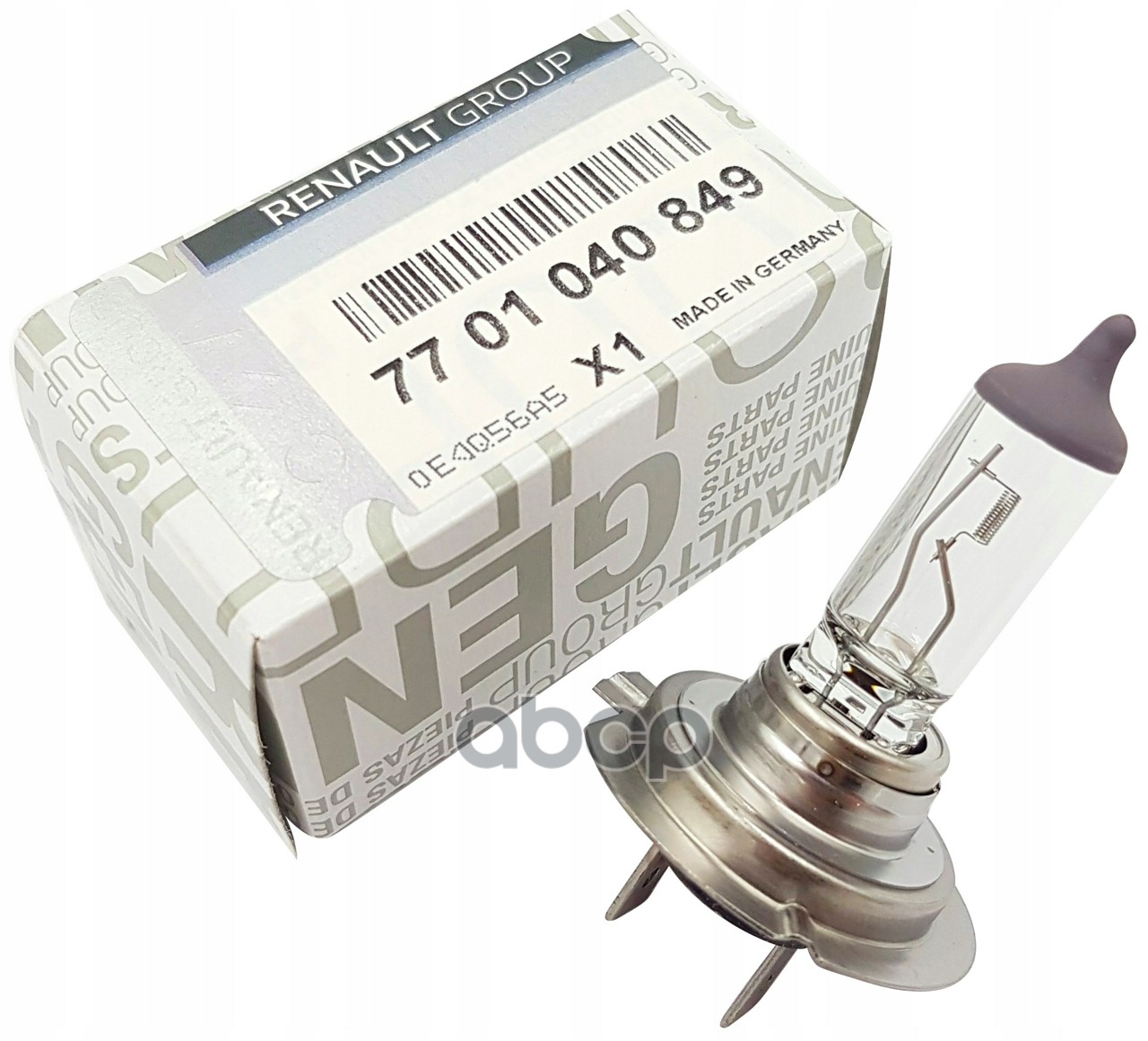 Лампа H7 55W RENAULT 7701 040 849 RENAULT арт. 7701 040 849