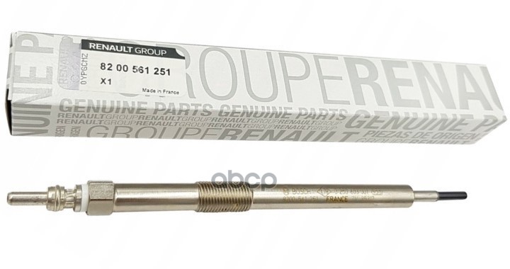 СВЕЧА НАКАЛИВАНИЯ (ДИЗЕЛЬ) RENAULT арт. 8200561251