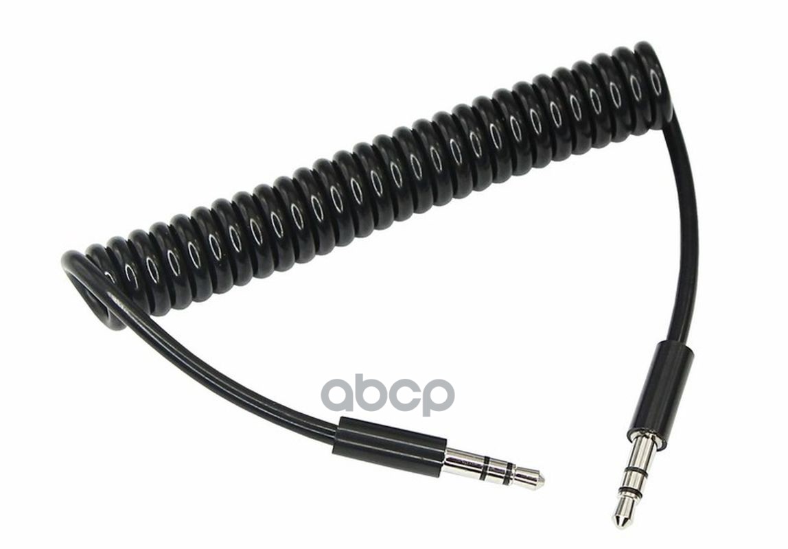 Кабель  AUX, MiniJack-MiniJack, 1 м спираль черный REXANT 18-4010 REXANT арт. 18-4010