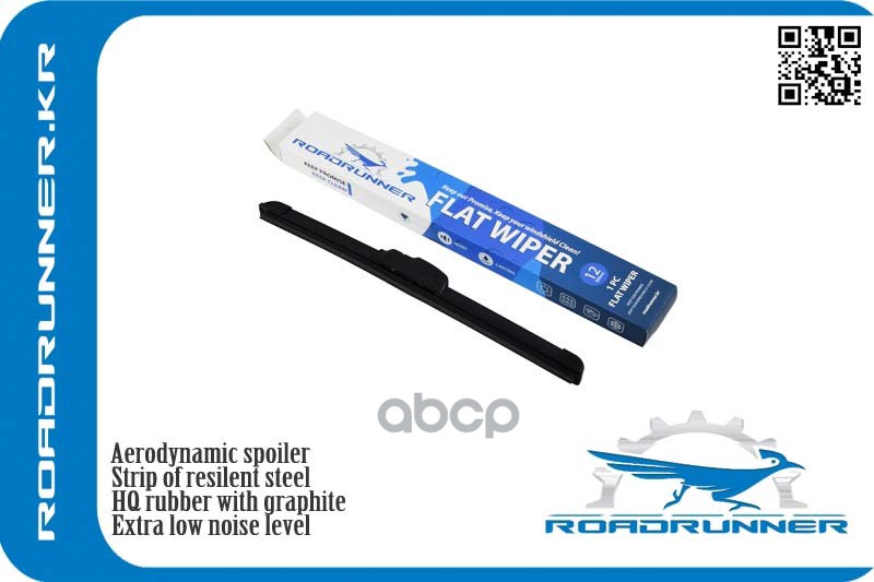 Щетка Стеклоочистителя 300 Мм Бескаркасная 1 Шт Roadrunner Wiper Blade Rr300f ROADRUNNER арт. RR-300-F