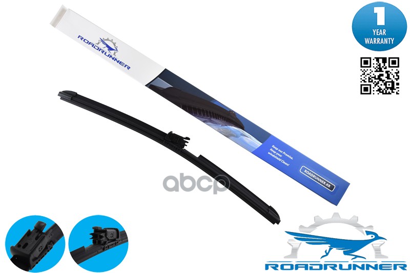 Щетка Стеклоочистителя 500 Мм Бескаркасная 1 Шт Aquablade Roadrunner Rr-500-F-Wh ROADRUNNER арт. RR-500-F-WH