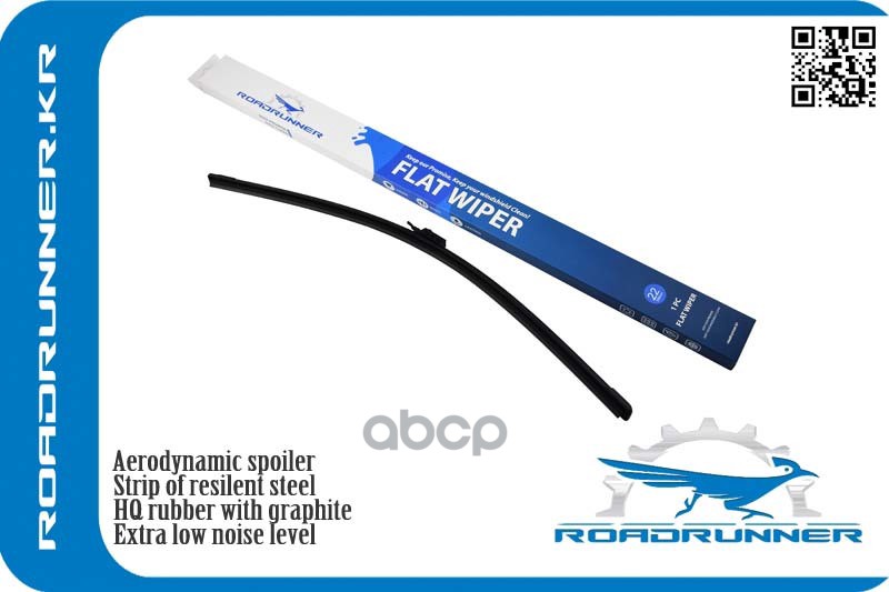 Щетка Стеклоочистителя Бескаркасная 550 Мм Rr-550-F-G ROADRUNNER арт. RR-550-F-G