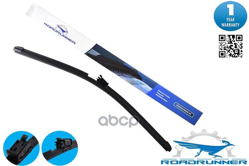 Щетка Стеклоочистителя 630 Мм Бескаркасная 1 Шт  Aquablade  Roadrunner Rr-630-F-Wh ROADRUNNER арт. RR-630-F-WH