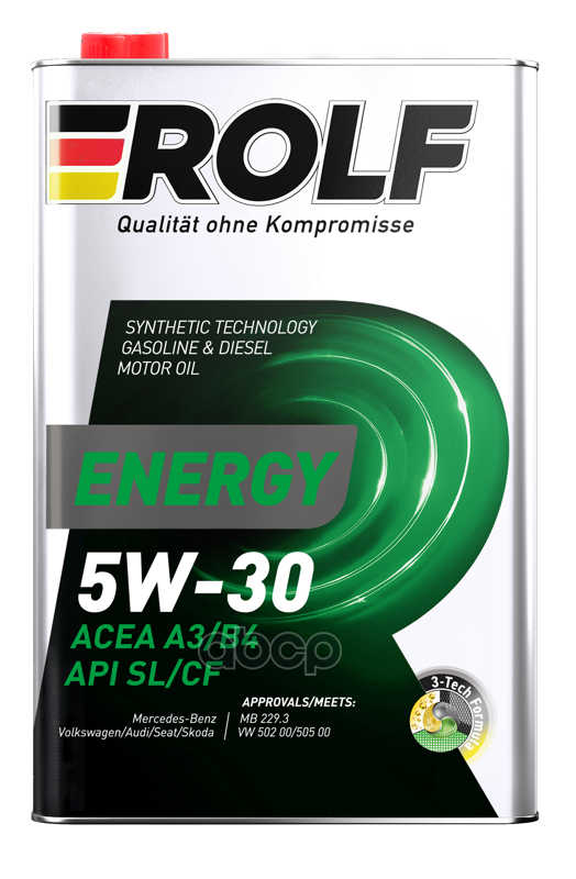 ROLF Масло моторное полусинтетическое Energy 5W30 SL/CF, A3/B4 1л