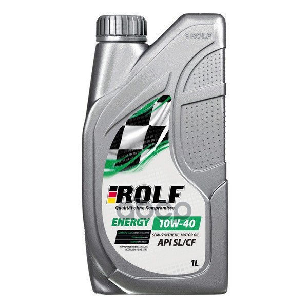 ROLF Масло Моторное Полусинтетическое 10W40 Api Sl/Cf Пластик 1Л