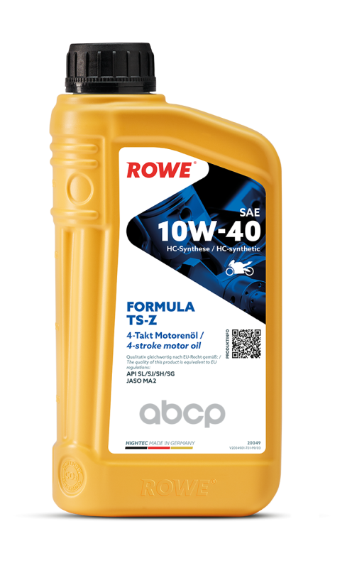 ROWE Масло Hightec Formula Sae 10W-40 Ts-Z 1Л