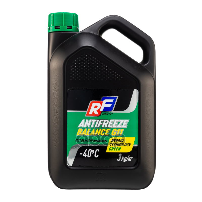 Антифриз, Готовый Раствор Balance G11, -40°C, Зеленый, 3Кг RUSEFF арт. 17462N