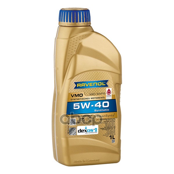 Ravenol Масло Моторное Vmo 5W-40 1Л (Синтетика) 1111133001