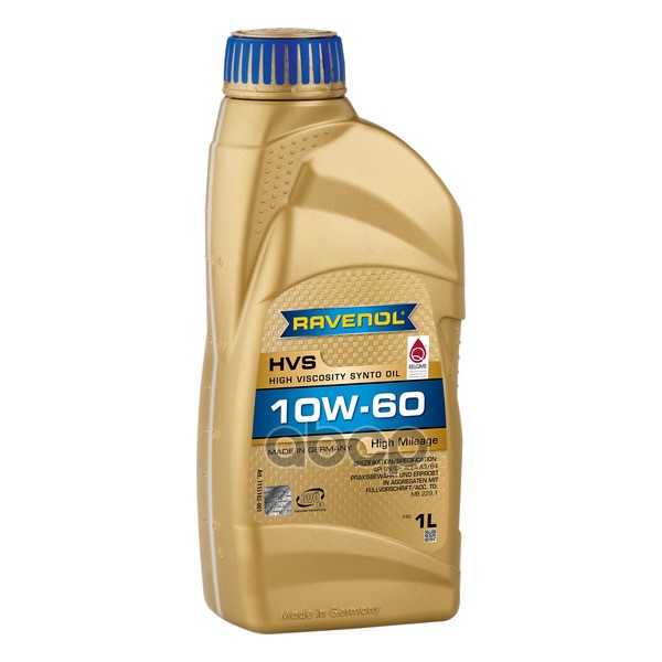 Ravenol Моторное Масло Ravenol Hvs High Viscosity Synto Oil Sae 10W-60 ( 1Л) New 1115102-001-01-999