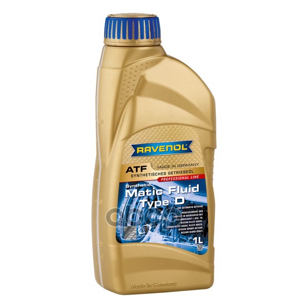Масло Трансмиссионное Atf Matic Fluid Type D 1Л 1211121001 Ravenol арт. 1211121001