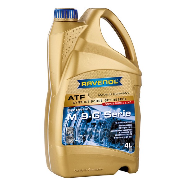 Трансмиссионное Масло Ravenol Atf M 9-G Serie ( 4Л) New 1211139-004-01-999 Ravenol арт. 121113900401999