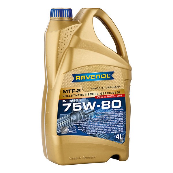 Трансмиссионное масло RAVENOL MTF -2 SAE 75W-80 ( 4л) new 1221103-004-01-999 Ravenol арт. 122110300401999