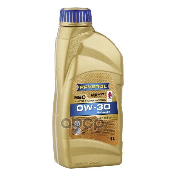 Масло моторное SSO SAE 0W-30 (1л) Ravenol арт. 4014835718319