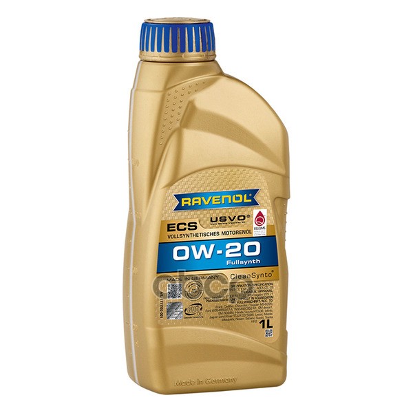 Масло моторное ECS EcoSynth SAE 0W-20 (1л) Ravenol арт. 4014835718517