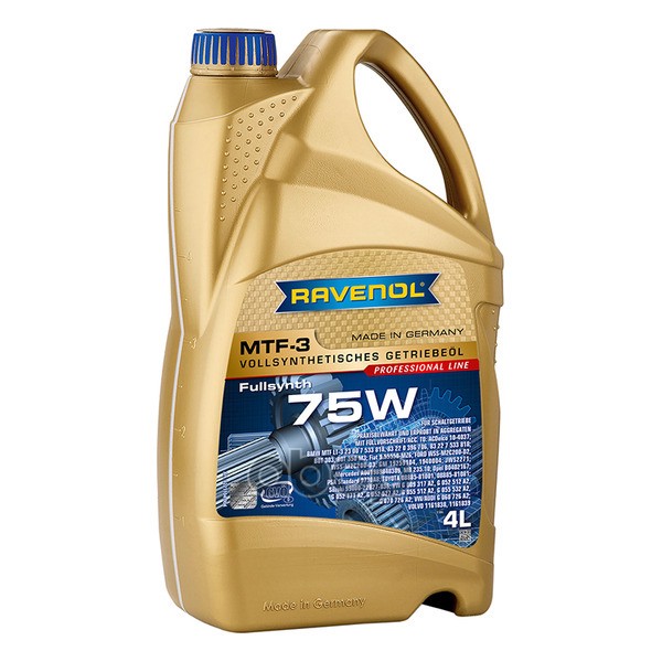 Трансмиссионное масло RAVENOL MTF-3 75W 4л (122110400401999) 4014835719897 Ravenol арт. 4014835719897