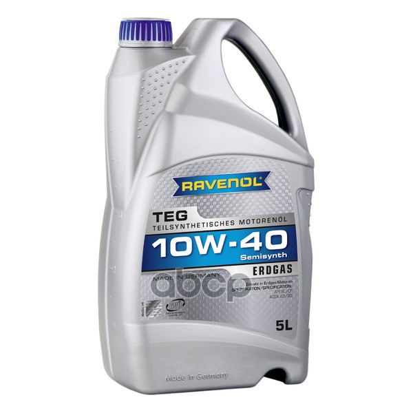Масло моторное TEG SAE 10W-40 (5л) Ravenol арт. 4014835726550