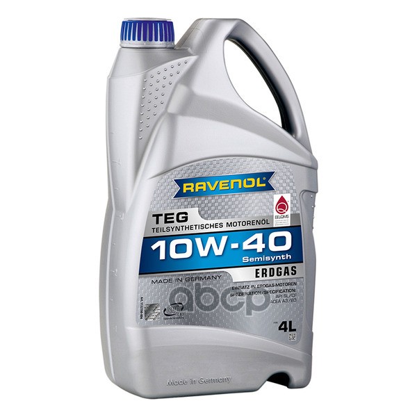 Масло моторное TEG SAE 10W-40 (4л) Ravenol арт. 4014835726598