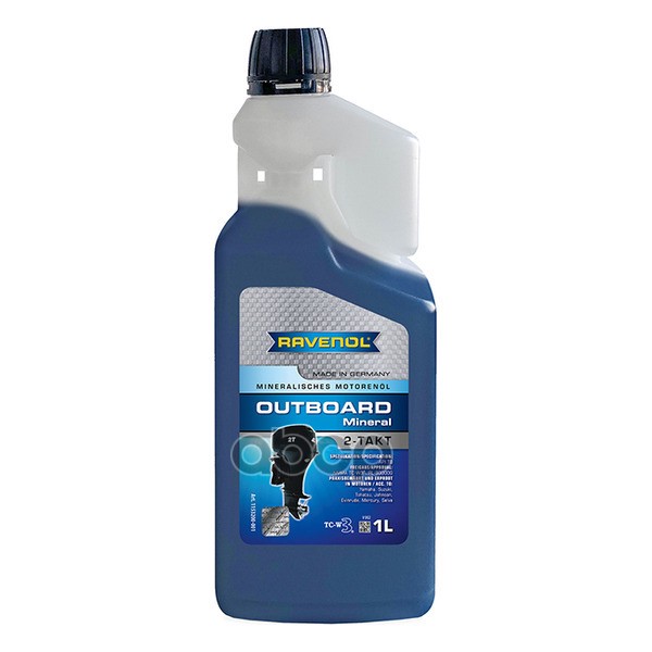 Масло моторное для 2Т лод.моторов Outboard 2T Mineral с дозатором (1л) Ravenol арт. 4014835780316