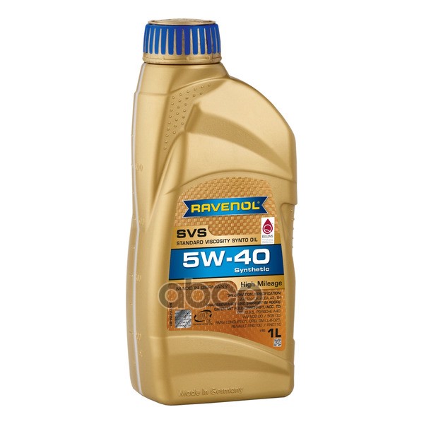 Ravenol Моторное масло RAVENOL SVS 5W-40 Standard Viscosity Synto Oil 1л (111510000101999) 4014835802827