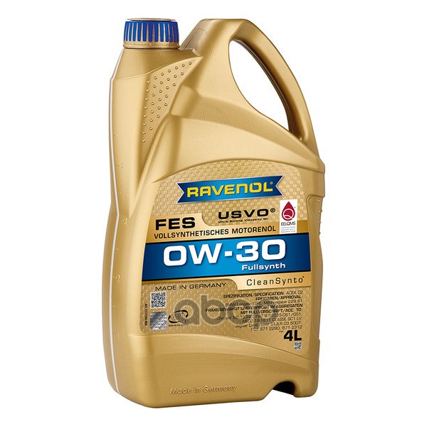 Ravenol Моторное масло RAVENOL FES 0W-30 4л (111114600401999) 4014835842755