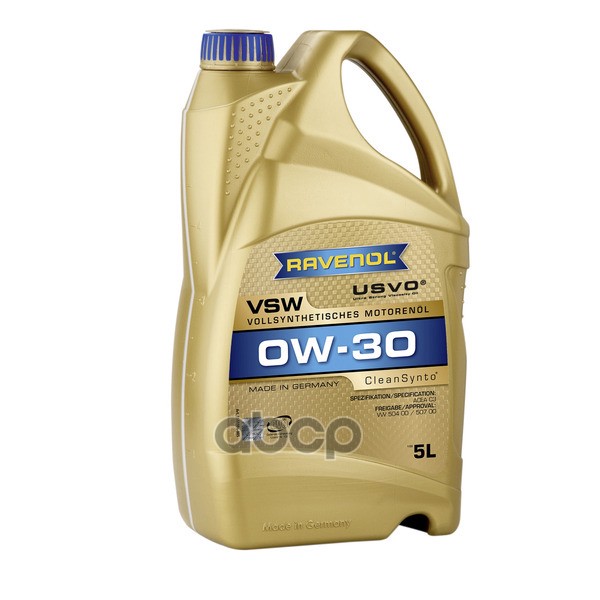 Масло моторное VSW SAE 0W-30 (5л) Ravenol арт. 4014835842847