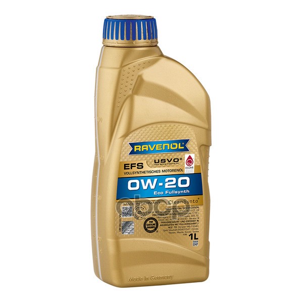 Моторное масло RAVENOL EFS EcoFullSynth SAE 0W-20 ( 1л) Ravenol арт. 4014835843127