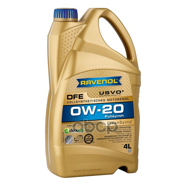 Ravenol Масло моторное DFE SAE 0W-20 (4л)