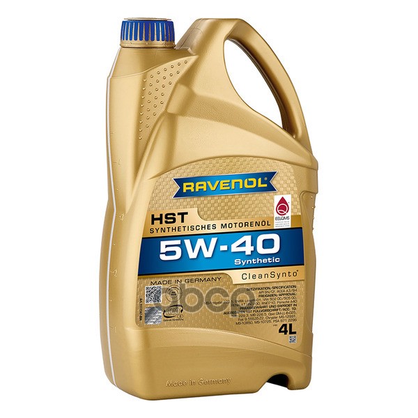 Масло моторное HST SAE 5W-40 (4л) Ravenol арт. 4014835856554