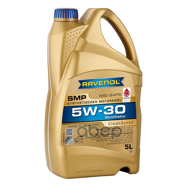 Ravenol Моторное масло RAVENOL SMP 5W-30 5л (111112600501999) 4014835857049