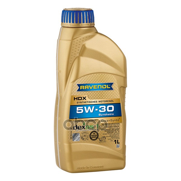 Ravenol Моторное масло RAVENOL HDX 5W-30 1л (111112500101999) 4014835858541