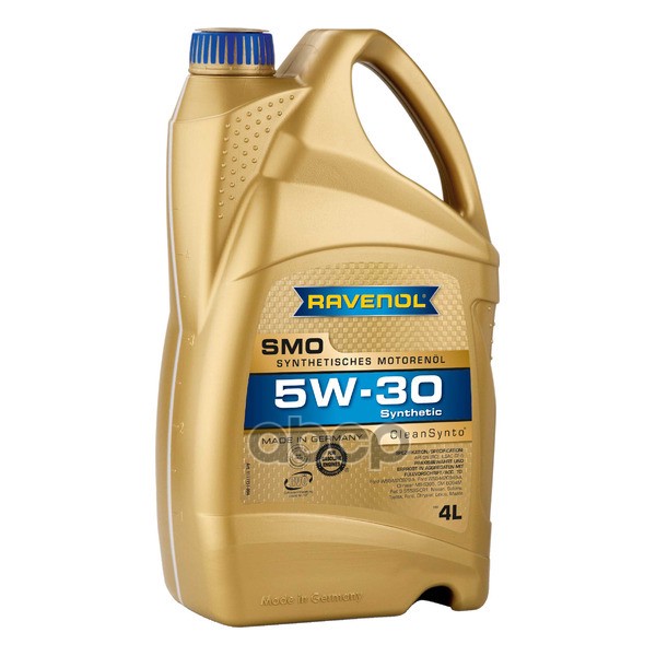 Моторное масло RAVENOL SMO 5W-30 4л (111115100401999) 4014835860148 Ravenol арт. 4014835860148