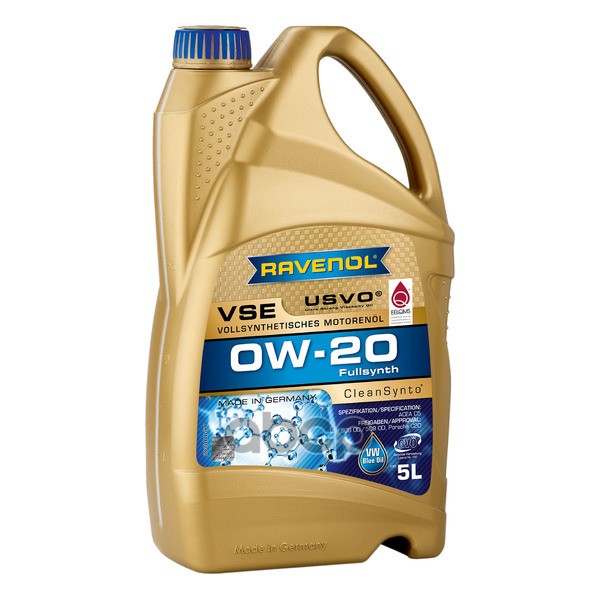 Ravenol Масло моторное VSE SAE 0W-20 (5л)