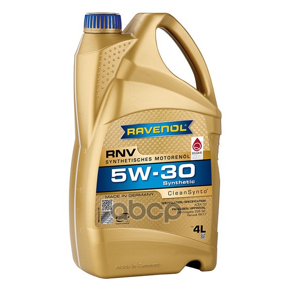 Масло моторное RNV SAE 5W-30 (4л) Ravenol арт. 4014835864764