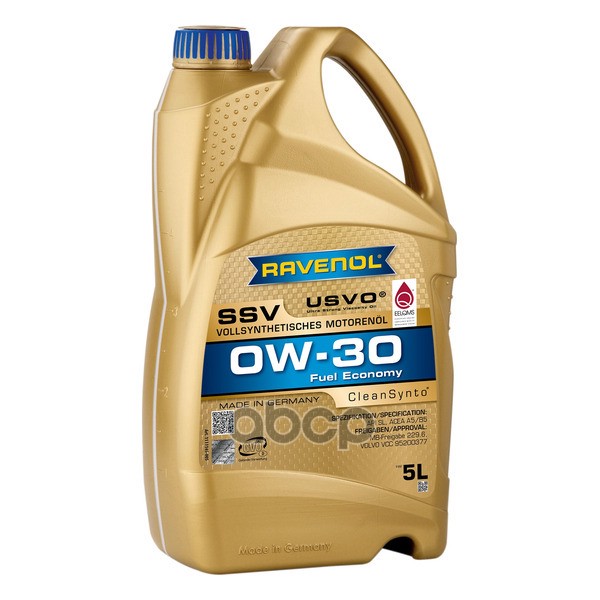 Ravenol Моторное масло RAVENOL SSV Fuel Economy SAE 0W-30 ( 5л) new