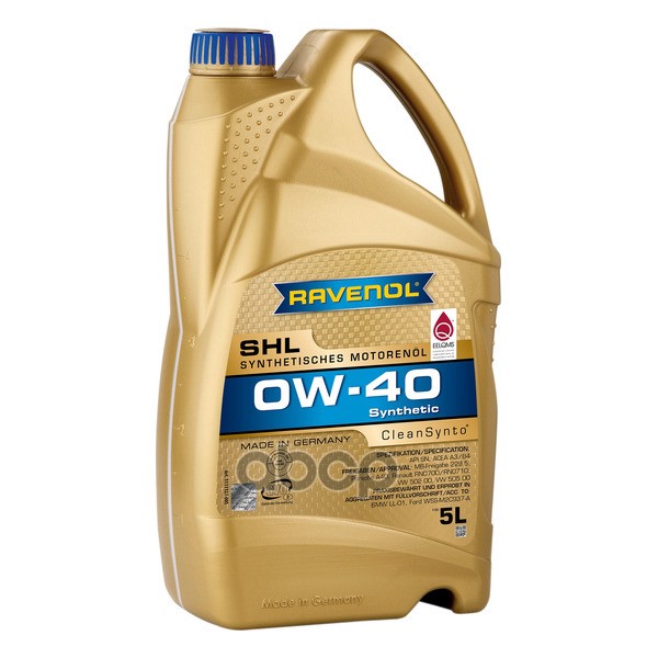 Ravenol Масло моторное SHL SAE 0W-40 (5л)
