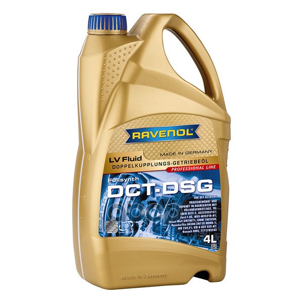 Трансмиссионное масло RAVENOL DCT-DSG LV Fluid 4л (121210700401999) 4014835878648 Ravenol арт. 4014835878648