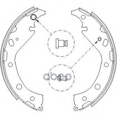 Комплект Тормозных Колодок | Зад | Remsa арт. 420700