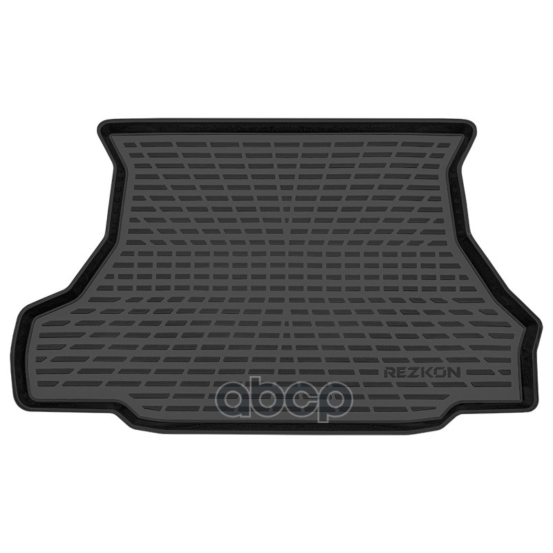 Коврик в багажник пластиковый (черный) для LADA ВАЗ 2114 (03-13) (Ser.X) Rezkon 6439010210 Rezkon арт. 6439010210