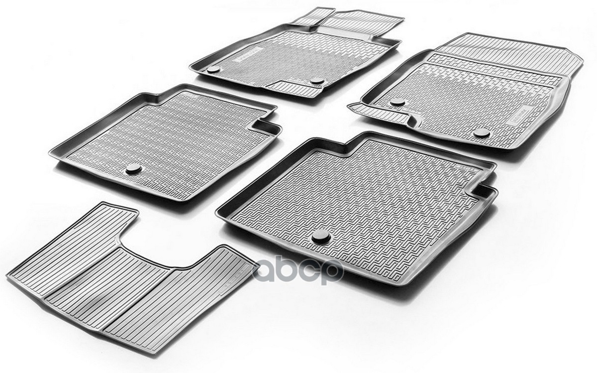 Коврики Салона Mazda 6 Черный Полиуретан Rival Rival 13802001 Rival арт. 13802001