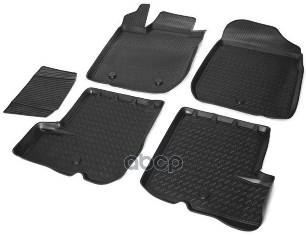 Комплект Автомобильных Ковриков В Салон Renault Sandero I Хэтчбек 2009-2014/Sandero Stepway I Хэтчбек 2010-2014, Полиуретан, ...