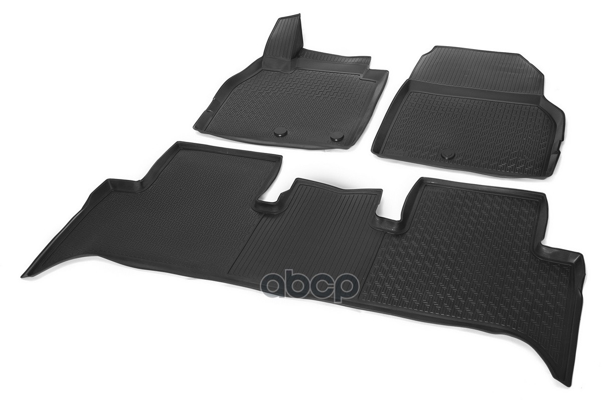 Коврики Салона Renault Scenic Черный Полиуретан Rival Rival 14708002 Rival арт. 14708002