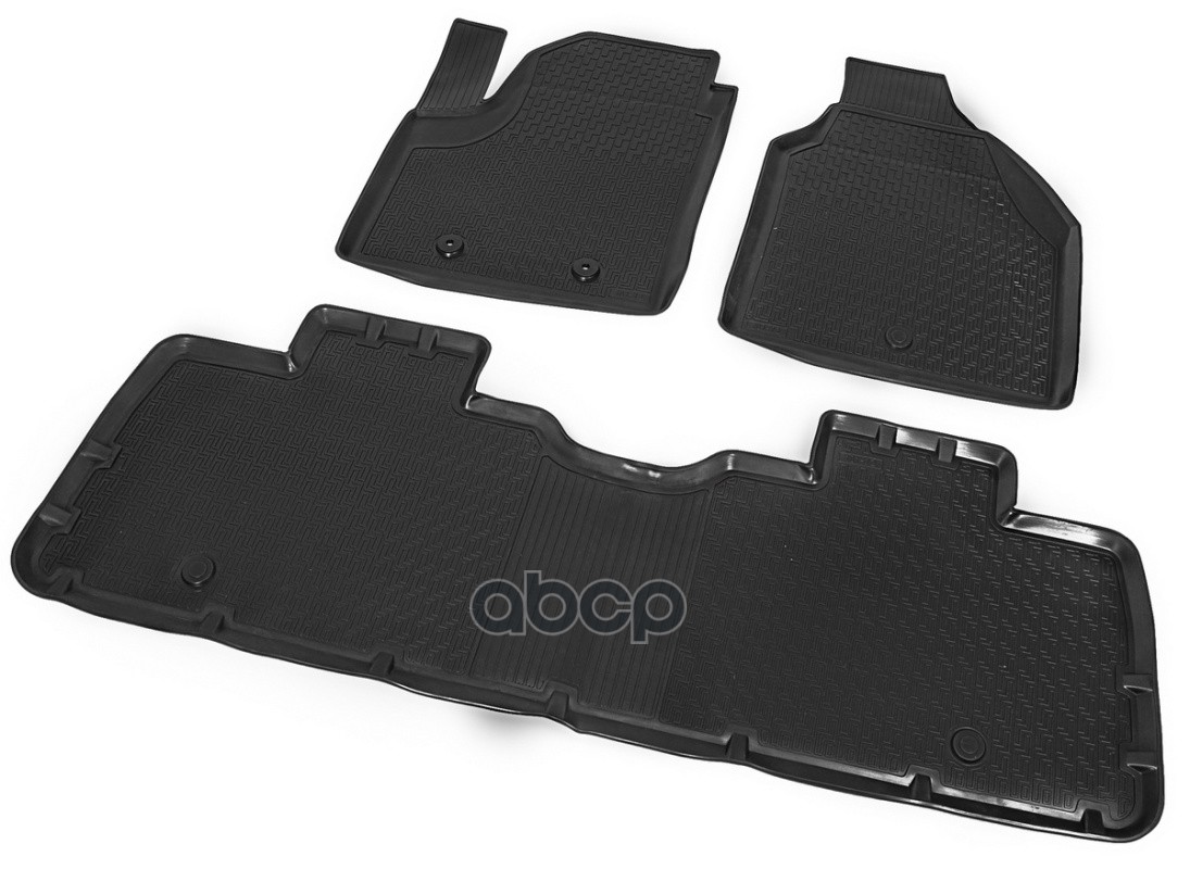 Коврики Салона Volkswagen Sharan Черный Полиуретан Rival Rival 15809002 Rival арт. 15809002