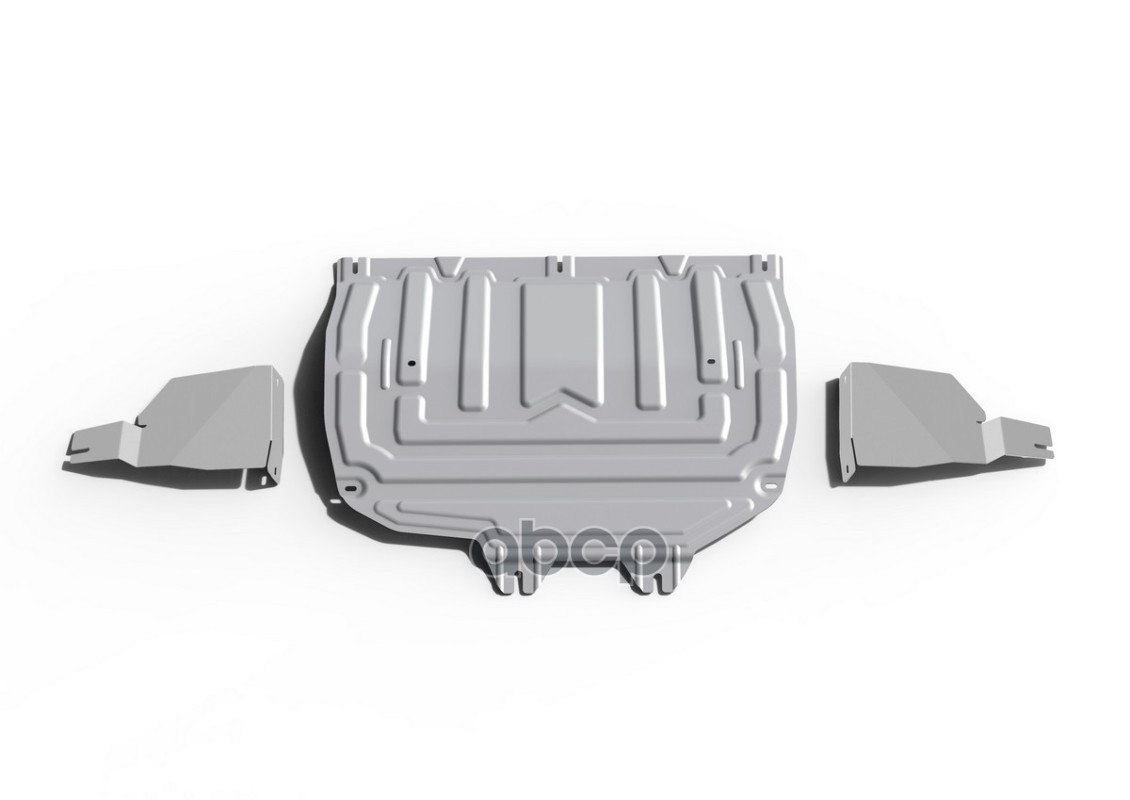 Защита картера + КПП + комплект крепежа, RIVAL, Алюминий, Chery Tiggo 4,7,8,EXEED LX,Omoda C5 333.0921.2 Rival арт. 333.0921.2