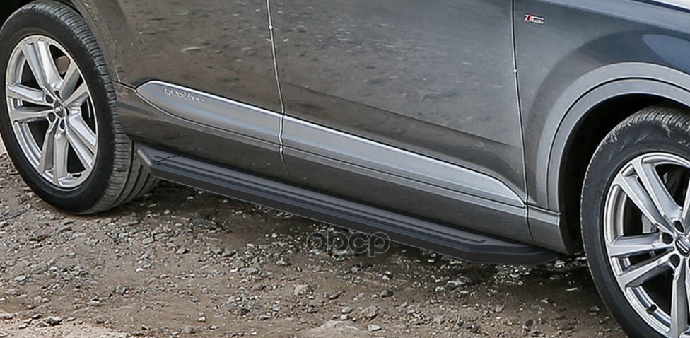 A173alb Порог "Black" Audi Q3 2011-2014- Rival Rival арт. A173ALB