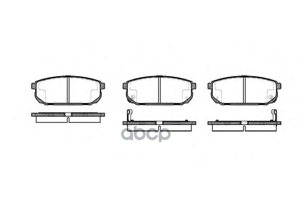 Колодки торм Sorento -08 задние (т/с sumitomo) Road house арт. 2104202
