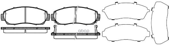 Колодки торм.диск. CR-V III i-VTEC  2.2 i-CTDi Road house арт. 2117112