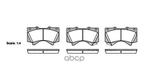 Колодки торм.диск. Land Cruiser 150 Road house арт. 2127102