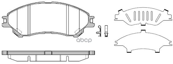 Колодки торм.дисковые Suz SX4 (08/13-) Road house арт. 2158902