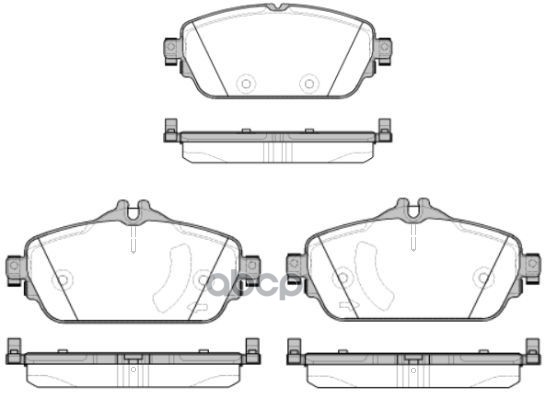 Колодки торм.пер MB C-class (w205) Road house арт. 2159208
